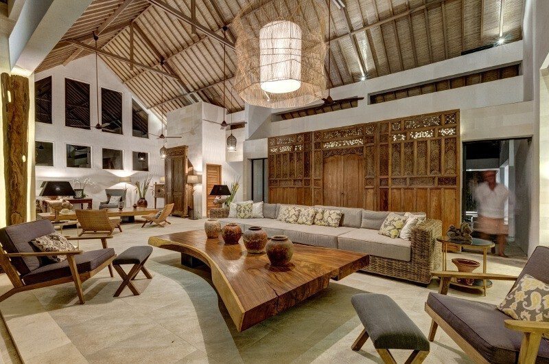 Abaca Villas Indoor Living Area, Petitenget | 5 Bedroom Villas Bali