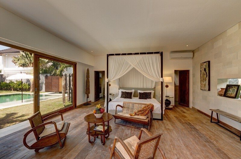 Abaca Villas Bedroom with Pool View, Petitenget | 5 Bedroom Villas Bali