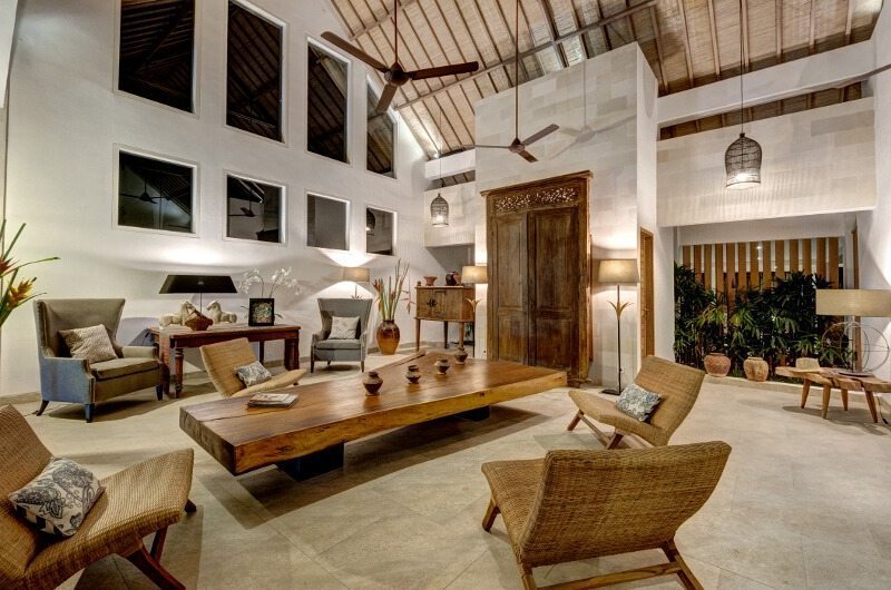 Abaca Villas Living Area, Petitenget | 5 Bedroom Villas Bali