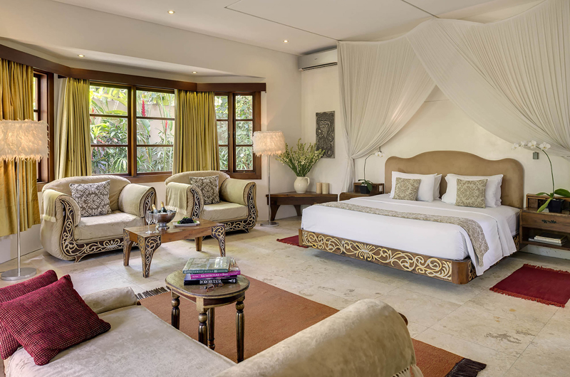 Lataliana Villas Bedroom with Seating Area, Seminyak | 5 Bedroom Villas Bali