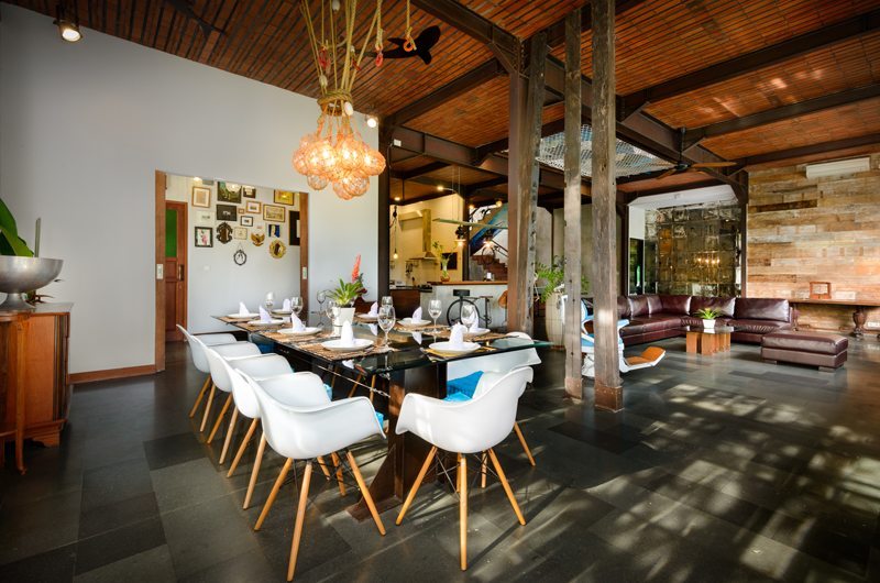 Niconico Mansion Living and Dining Area, Petitenget | 5 Bedroom Villas Bali