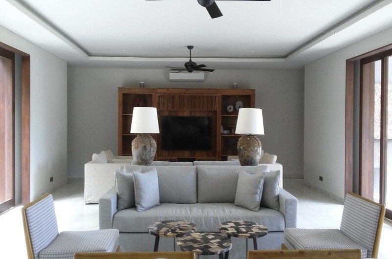 Seseh Beach Villas Living Area with TV, Seseh | 5 Bedroom Villas Bali