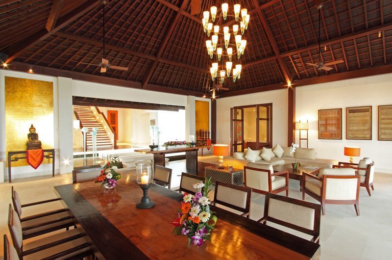 Sinaran Surga Living and Dining Area, Uluwatu | 5 Bedroom Villas Bali