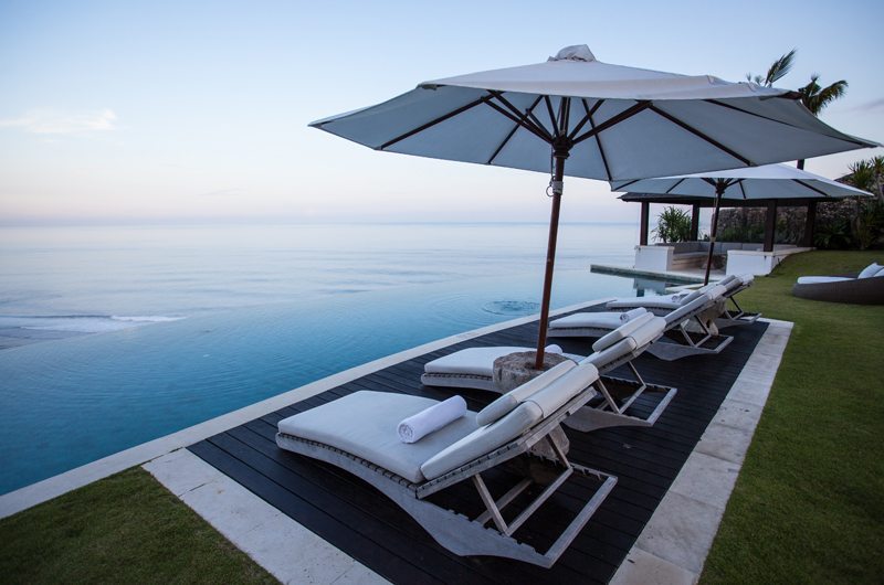 The Ungasan Clifftop Resort Villa Pawana Pool Side Sun Loungers, Uluwatu | 5 Bedroom Villas Bali