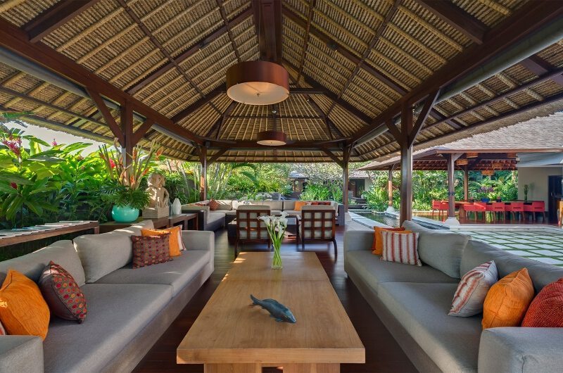 Villa Asta Open Plan Lounge Area, Batubelig | 5 Bedroom Villas Bali