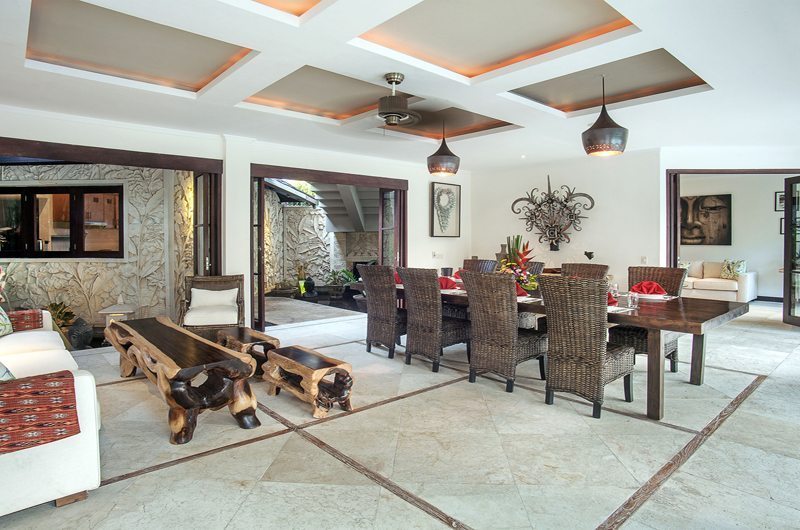 Villa Avalon Bali Dining Area, Canggu | 5 Bedroom Villas Bali