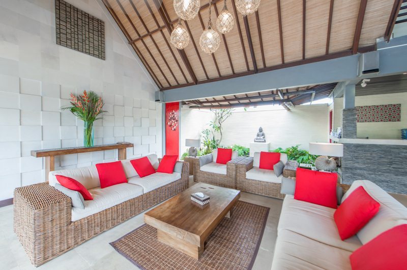 Villa Coraffan Lounge Area, Canggu | 5 Bedroom Villas Bali
