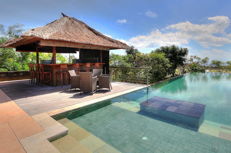 Villa Indah Manis Pool Side Bar Counter, Uluwatu | 5 Bedroom Villas Bali