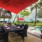 Villa Maridadi Pool Side Dining, Seseh | 5 Bedroom Villas Bali