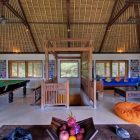 Villa Maridadi Living Area with Billiard Table, Seseh | 5 Bedroom Villas Bali