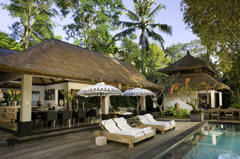 Villa Maya Retreat Reclining Sun Loungers, Tabanan | 5 Bedroom Villas Bali