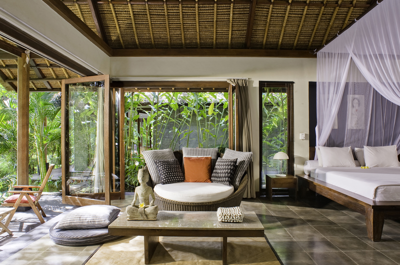 Villa Maya Retreat Bedroom with Seating Area, Tabanan | 5 Bedroom Villas Bali