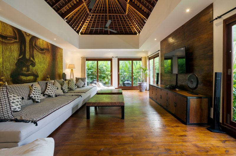 Villa Naty Lounge Area with TV, Umalas | 5 Bedroom Villas Bali