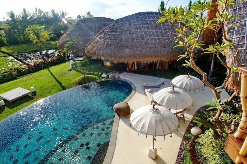 Villa Omah Padi Bird's Eye View | 5 Bedroom Villas Bali