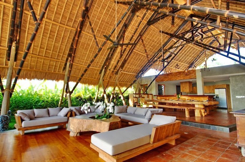 Villa Omah Padi Living and Dining Area | 5 Bedroom Villas Bali