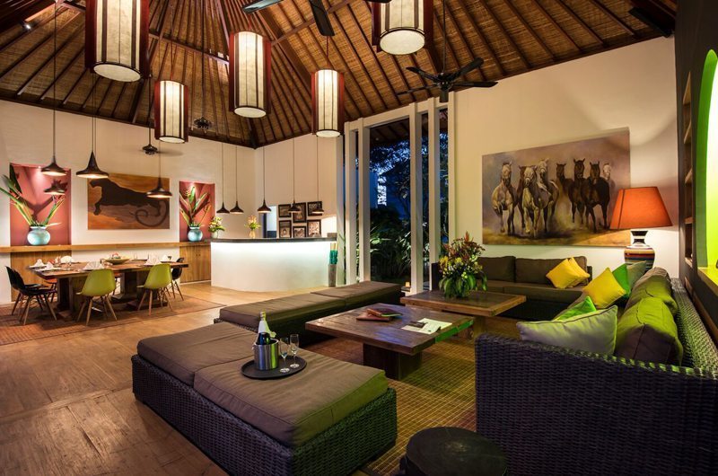 Villa Tangram Living and Dining Area, Seminyak | 5 Bedroom Villas Bali