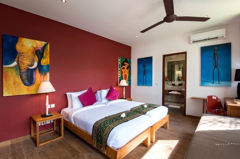 Villa Tangram Bedroom with Seating Area, Seminyak | 5 Bedroom Villas Bali