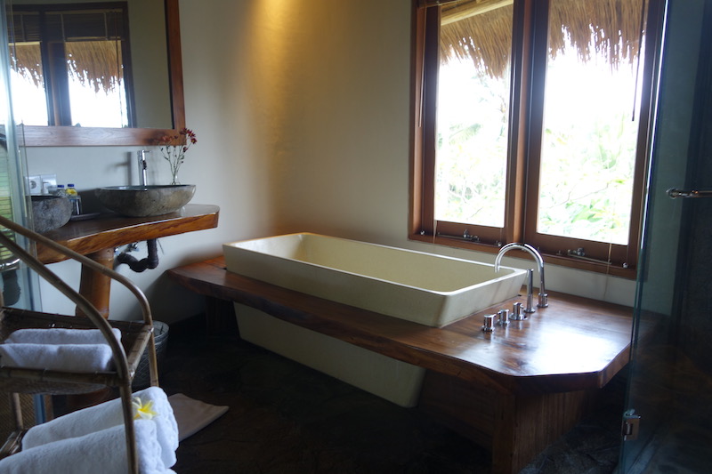 Villa Omah Padi Bathroom with Bathtub | 5 Bedroom Villas Bali